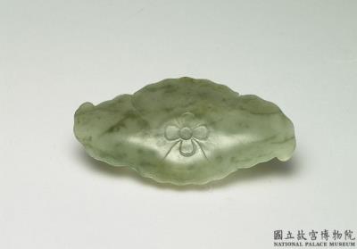 图片[3]-Jade floral plate. India-China Archive